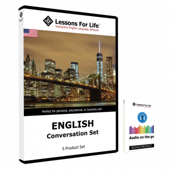 Lessons For Life – English: Practical English Conversations – (12 Month License) – (digital Download)