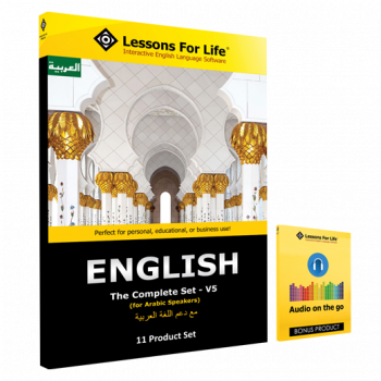Lessons For Life: ENGLISH For ARABIC Speakers – The Complete Set – V5 – (12 Month License) – (digital Download)